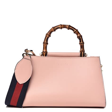 gucci nymphaea small pink|GUCCI Nappa Bamboo Web Small Nymphaea Top .